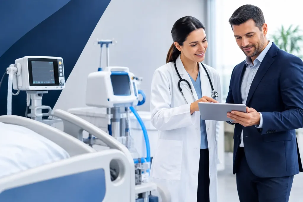 Locação de equipamentos médicos para CNPJ